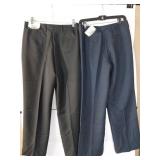 APPEARS NEW - Edwards SYNERGY LADIES TRADITIONAL DRESS PANT (Size 6 UR) 1 Black and 1 Navy