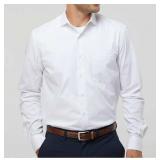 FACTORY SEALED - Vanguard White Long Sleeve Security Uniform Shirt (Size 15 1/2 34-35) 2 Pack