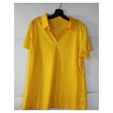 APPEARS NEW - Sport-Tek Yellow Performance Polo Shirt (Size XXL) 2 Pack