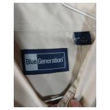 APPEARS NEW - Blue Generation Short Sleeve Button Down (Shirt XL) 2 Pack