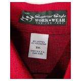 APPEARS NEW - Superior Style Red Polo Shirt (Size 3XL) 2 Pack