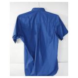 APPEARS NEW - Edwards Blue Button Down Shirt (Size Small) 2 Pack