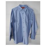 APPEARS NEW - Red Kap Light Blue Work Shirts - (Size Large) 3 Pack