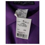 APPEARS NEW - Purple Polo Shirt (Size 2XL) 2 Pack