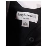 APPEARS NEW - Lady Edwards Black Button-Up Shirt (Size XL) 2 Pack