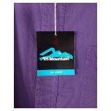 APPEARS NEW - Tri Mountain Purple Button Down Shirt (Size 2XL)
