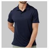 APPEARS NEW - IZOD Cool-FX Series Navy Polo Shirts (Size XL) 2 Pack