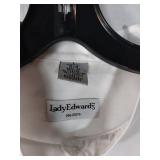APPEARS NEW - Lady Edwards White Button-Up Shirt (Size Large)
