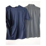 APPEARS NEW - Sport-Tek Performance Polo Shirts Set (Size Large) 1 Navy, 1 Grey