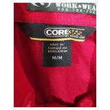 APPEARS NEW - CORE 365 Red Windbreaker Jacket (Size Medium)  - Retail: $85