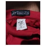 APPEARS NEW - Superior Style Workwear Red Polo Shirt 3XL. 2 Pack