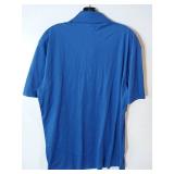 APPEARS NEW - Sportek Blue Polo Shirt Size Large (2 Pack)