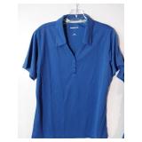 APPEARS NEW - Sport-Tek Ladies Blue Performance Polo Shirts, Size Large. Set of Two