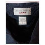 APPEARS NEW - Crystal Springs Navy Blue Cotton Button Down Shirt Size Large (2 Pack)