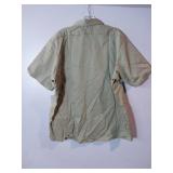 APPEARS NEW - RedKap Short Sleeve Khaki Work Shirt (Size XL) 2 Pack