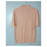 APPEARS NEW - Superior Style Work Wear Polo Shirt, Coral. (Large)