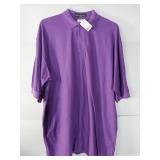 APPEARS NEW - Purple Polo Shirt (Size 2XL) 2 Pack