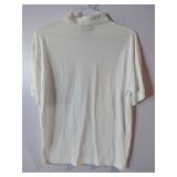 APPEARS NEW - Advent by Crystal Springs White Polo Shirt (Size Large) 2 Pack