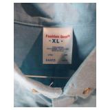 APPEARS NEW - Fashion Seal Light Blue Button Down Shirt (Size XL) 2 Pack