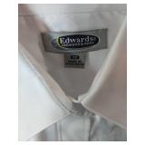 APPEARS NEW - Edwards White Button Down Dress Shirt (Size XS) 2 Pack