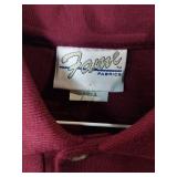 APPEARS NEW - Fame Fabrics Burgundy Polo Shirt (Size Large) 2 Pack
