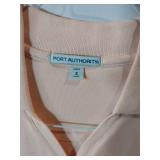 APPEARS NEW - Port Authority Ladies Shirts, Peach & DustyBlue (Size Small) Set of 2