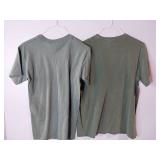 APPEARS NEW - Gildan Ultra Cotton & Desert Wash T-Shirts, Sage (Size Small) 2 Pack