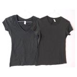 APPEARS NEW - District Basic Black T-Shirts (Size Medium) 2 Pack