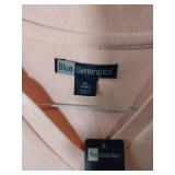 APPEARS NEW - Blue Generation Ladies Polo Shirts, Pink & Blue (Size XL) Set of 2