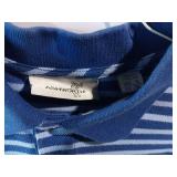APPEARS NEW - Ashworth Striped Golf Polo Shirts (Size XL)- Set of 2