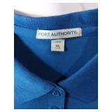 APPEARS NEW - Port Authority Ladies Polo Shirts, Blue & Green. (Size XL) 2 Pack