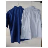 APPEARS NEW - Edwards Brand Button-Down Dress Shirt Set (Size Medium)