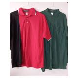 APPEARS NEW - Long Sleeve Polo Shirt Set (Size Large)