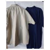 APPEARS NEW - Red Kap Work Shirts Bundle - Navy and Khaki (Size XXL)