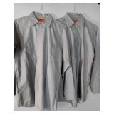 APPEARS NEW - Red Kap Work Shirts - Long Sleeve Gray Set (Size Small)