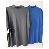 APPEARS NEW - Sport-Tek Polo Shirts Set - Blue and Gray (Size 2XL)