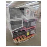 LG Room Air Conditioners 9 ct. (7) 12,200btu, (2) 7,600btu