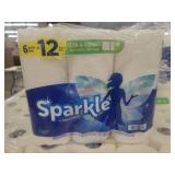 Sparkle Paper Towels 306 Double Rolls