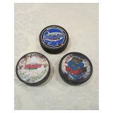CHL and Wichita Thunder Hockey Puck Collection