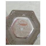 Clear Glass Storage Jars with Cork Lids