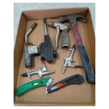 Mixed Air Tools and Hand Tools Lot