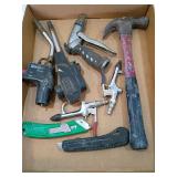Mixed Air Tools and Hand Tools Lot