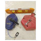 Construction Tool Set - Level and Chalk Line Kit