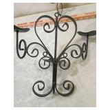 Decorative Metal Wall Cross with Scrollwork