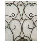 Decorative Wrought Iron Wall Sconce 1 rack one small candle holder