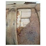 1800s Metal-Clad Wooden Travel Trunk