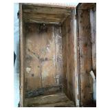 1800s Metal-Clad Wooden Travel Trunk