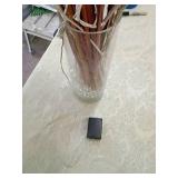 LED Lighted Bamboo and Flower Arrangement