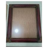 Decorative Mahogany Picture Frames Set 3 10x12(one no glass )1 7x9