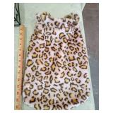 Bow Wow Pet Products Leopard Print Harness SetDog coat couple harness and collars and dog bowls